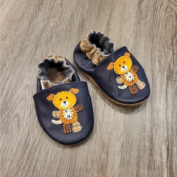 Robeez baby leather slippers - Picture 4 of 7
